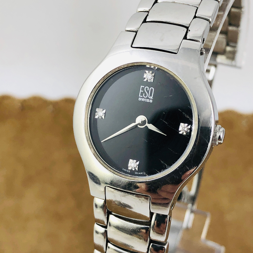 Vintage Movado ESQ Ladies Stainless Steel  Watch